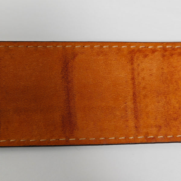 Coated Canvas Belt Brown