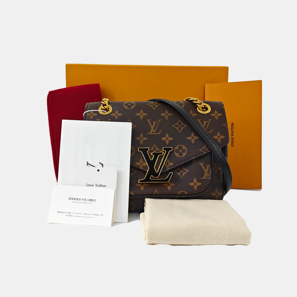 PASSY Monogram Coated Canvas Brown