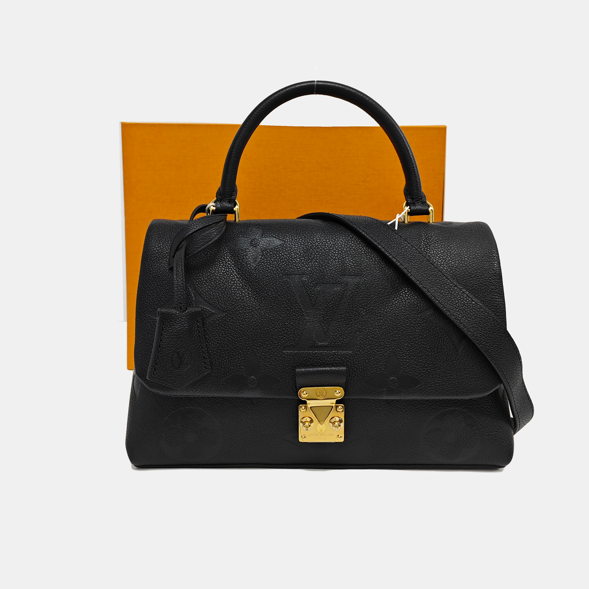 MADELEIN Monogram Calfskin Black