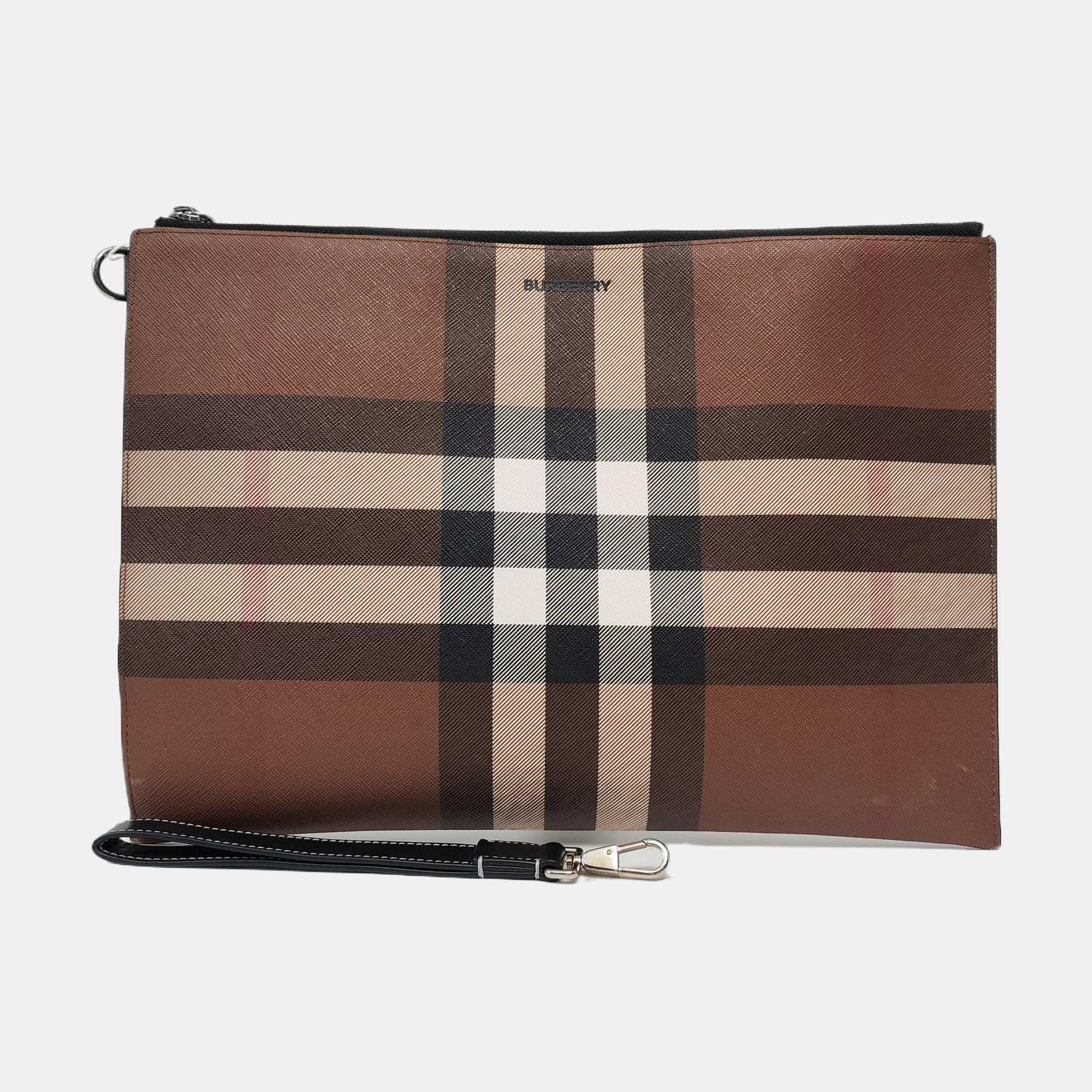 Large Coated Canvas Brown