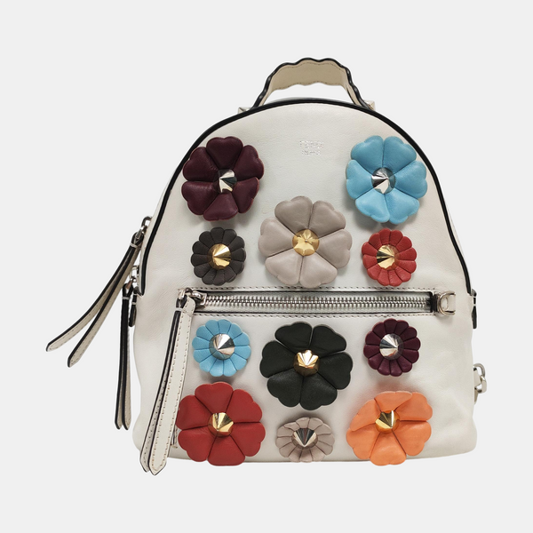 Calfskin Backpack White
