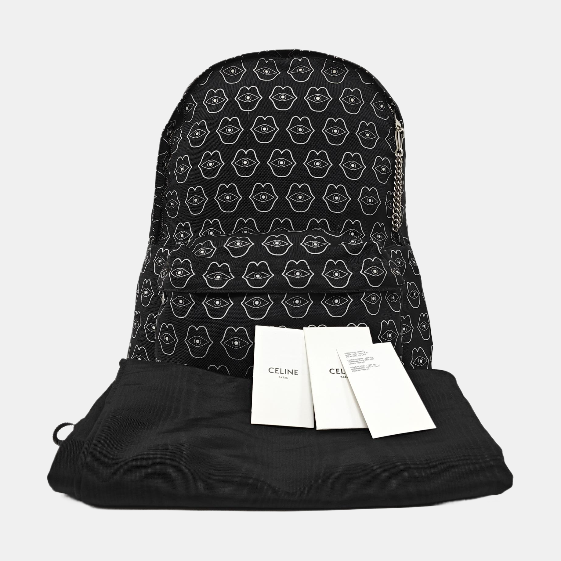 Nylon Backpack Medium Black