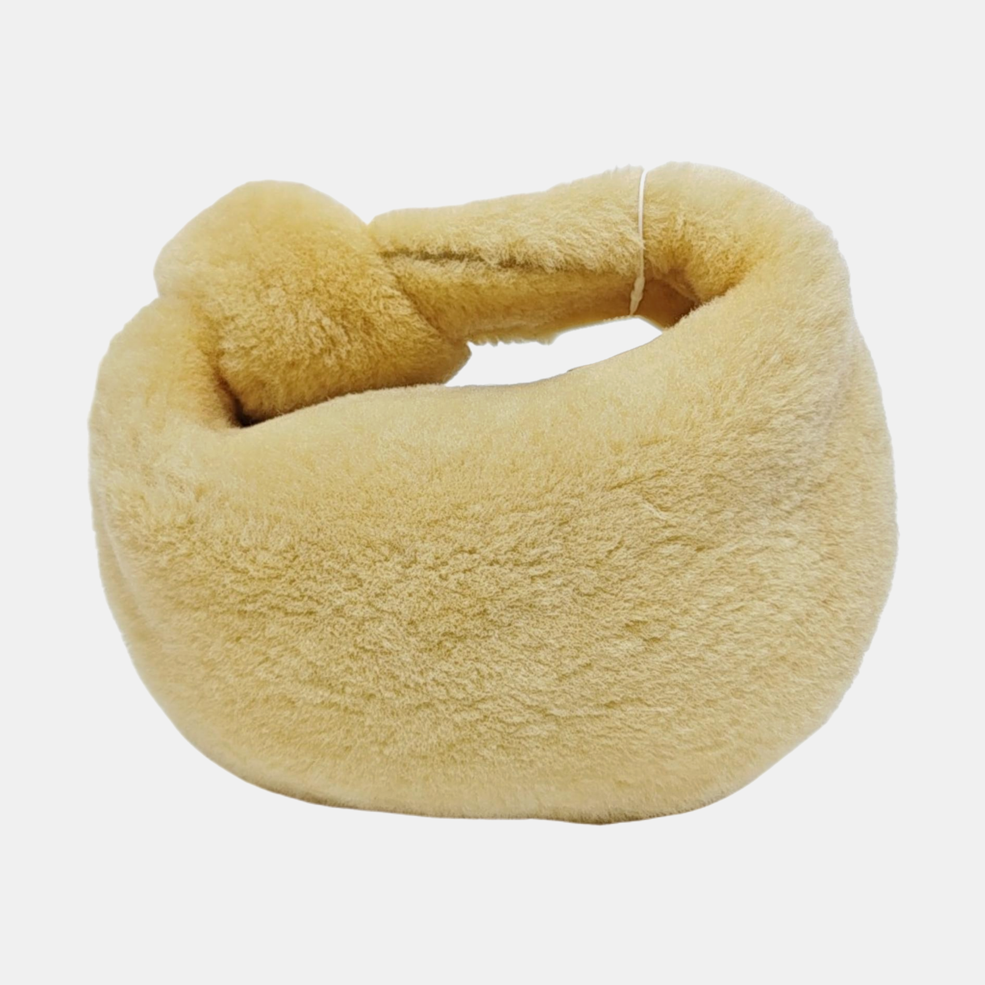 Authenticated pre-owned  Jodie Mini Sheepskin Yellow - Top Handle Bag at Looply