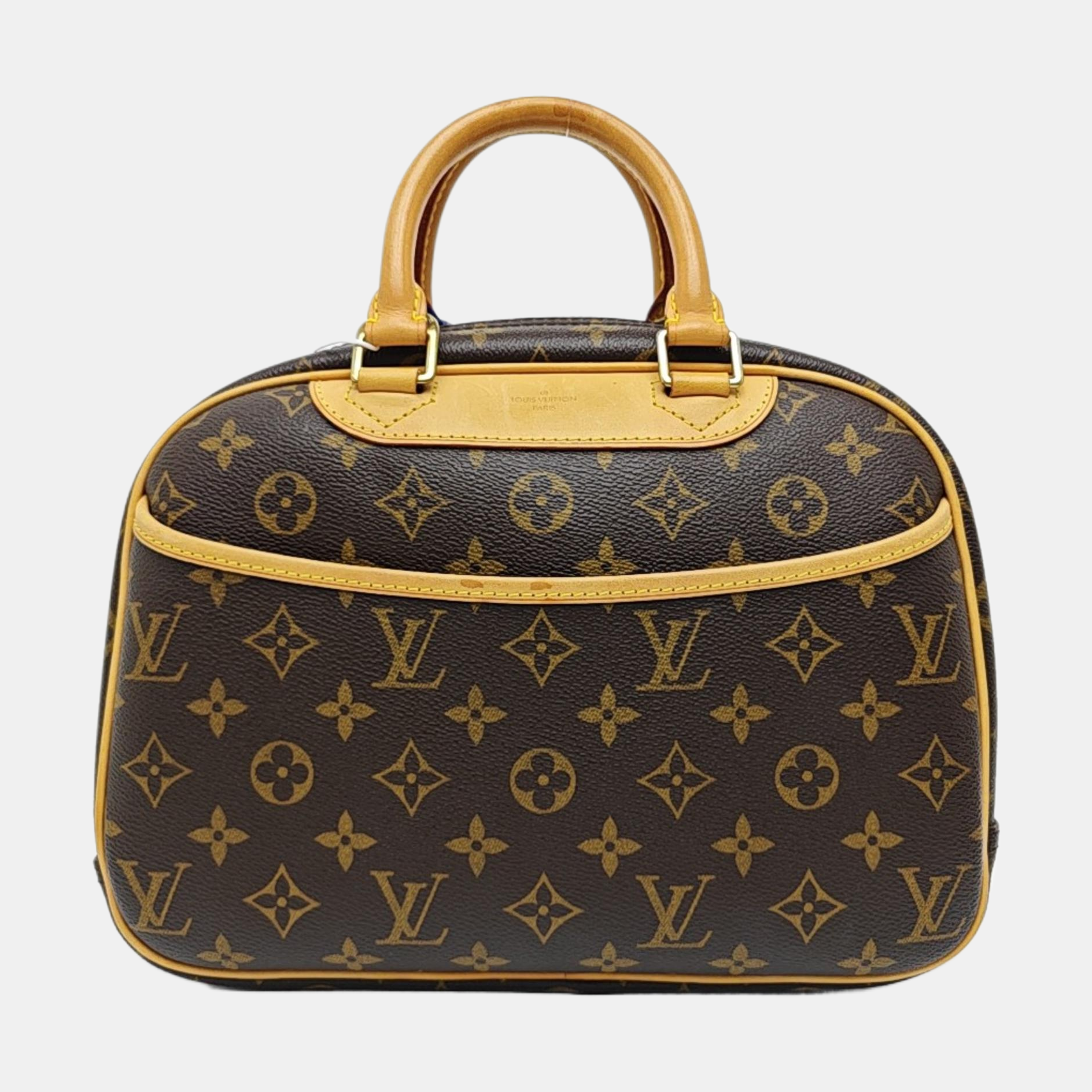 DEAUVILLE Monogram Coated Canvas Brown