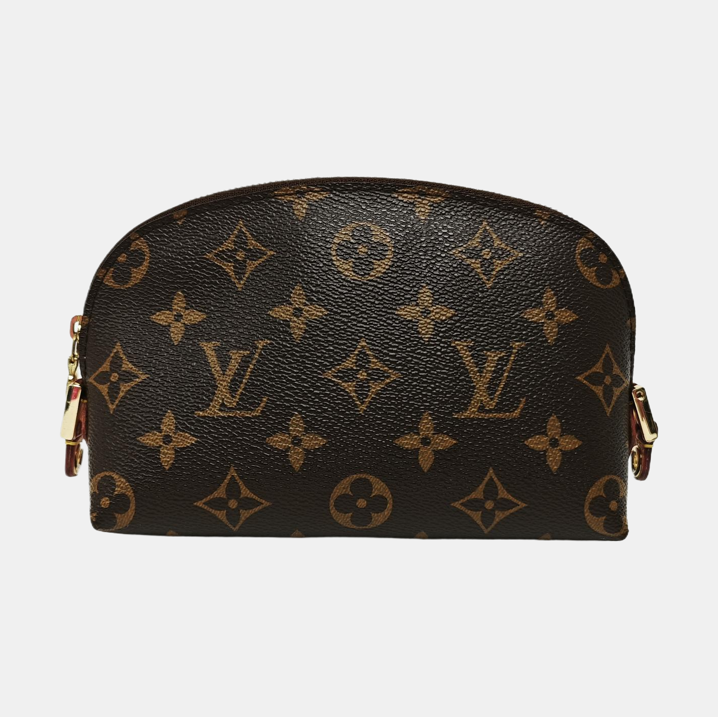 COSMETIC PM Monogram Coated Canvas Brown