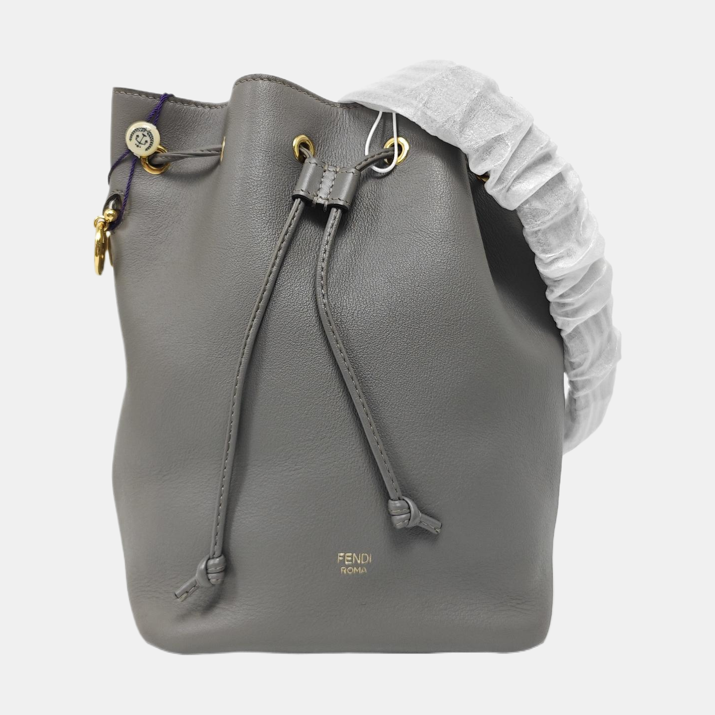 Mon Tresor Small Calfskin Gray