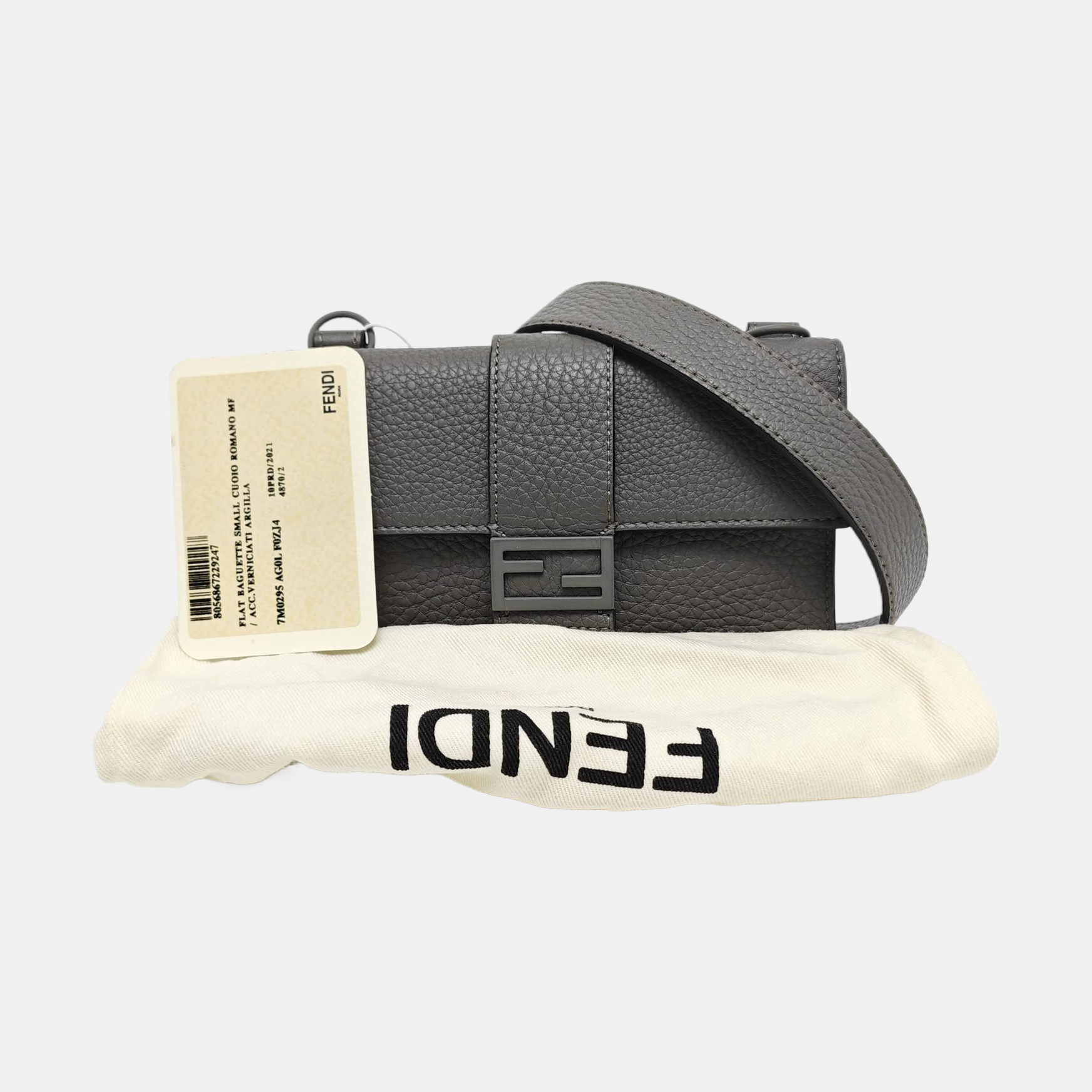 Baguette Mini Calfskin Gray