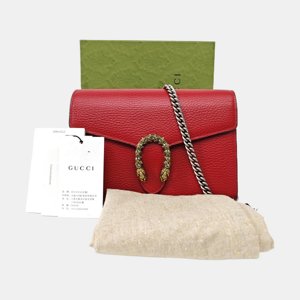 Dionysus Mini Calfskin Red