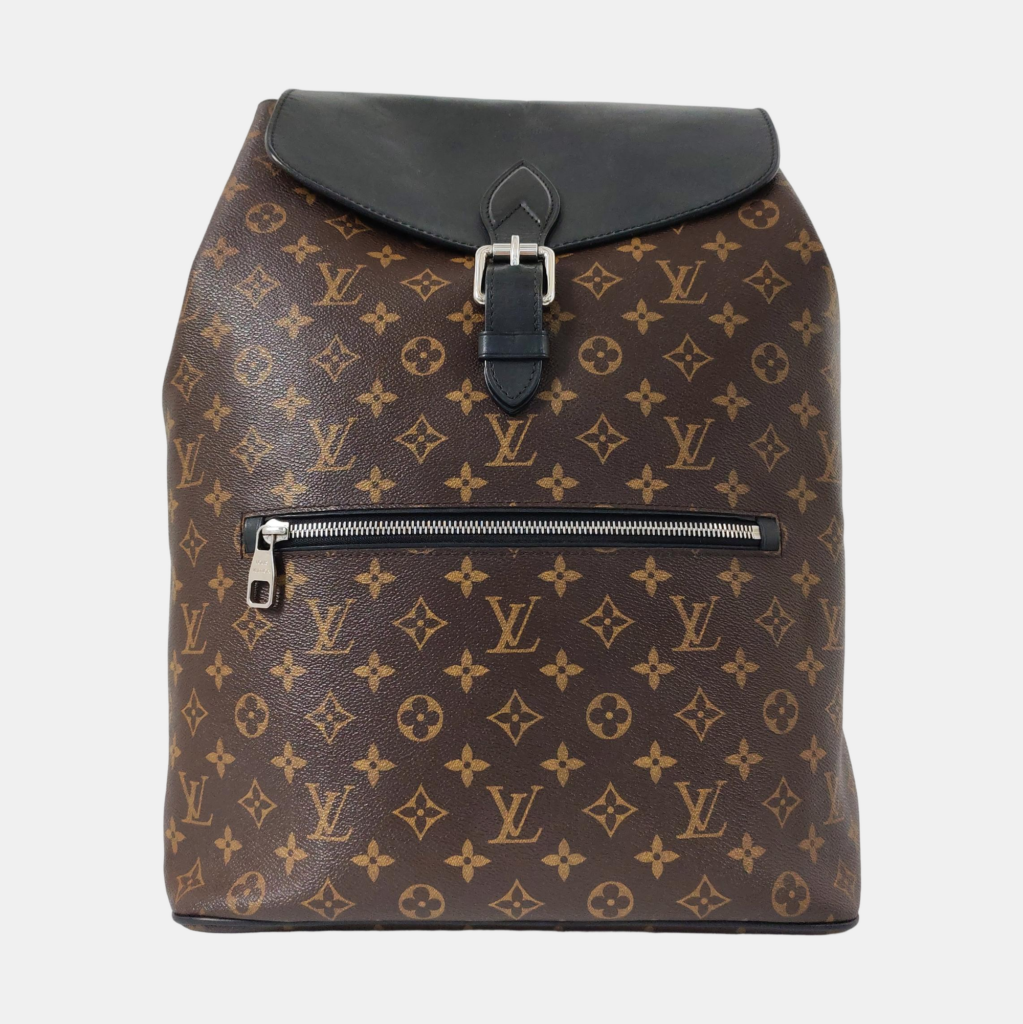PALK Monogram Coated Canvas Brown