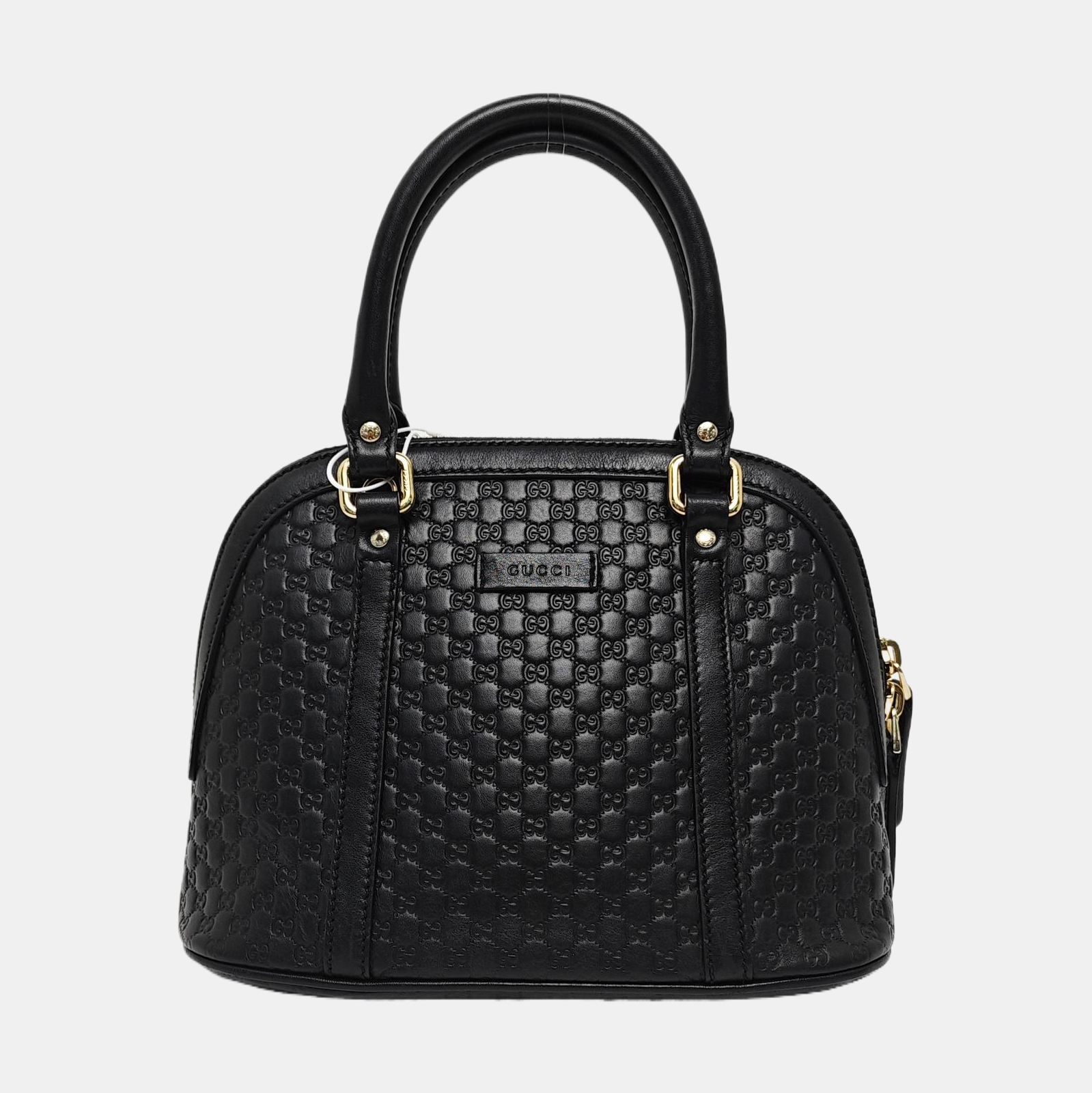 Microguccissima Monogram Calfskin Black