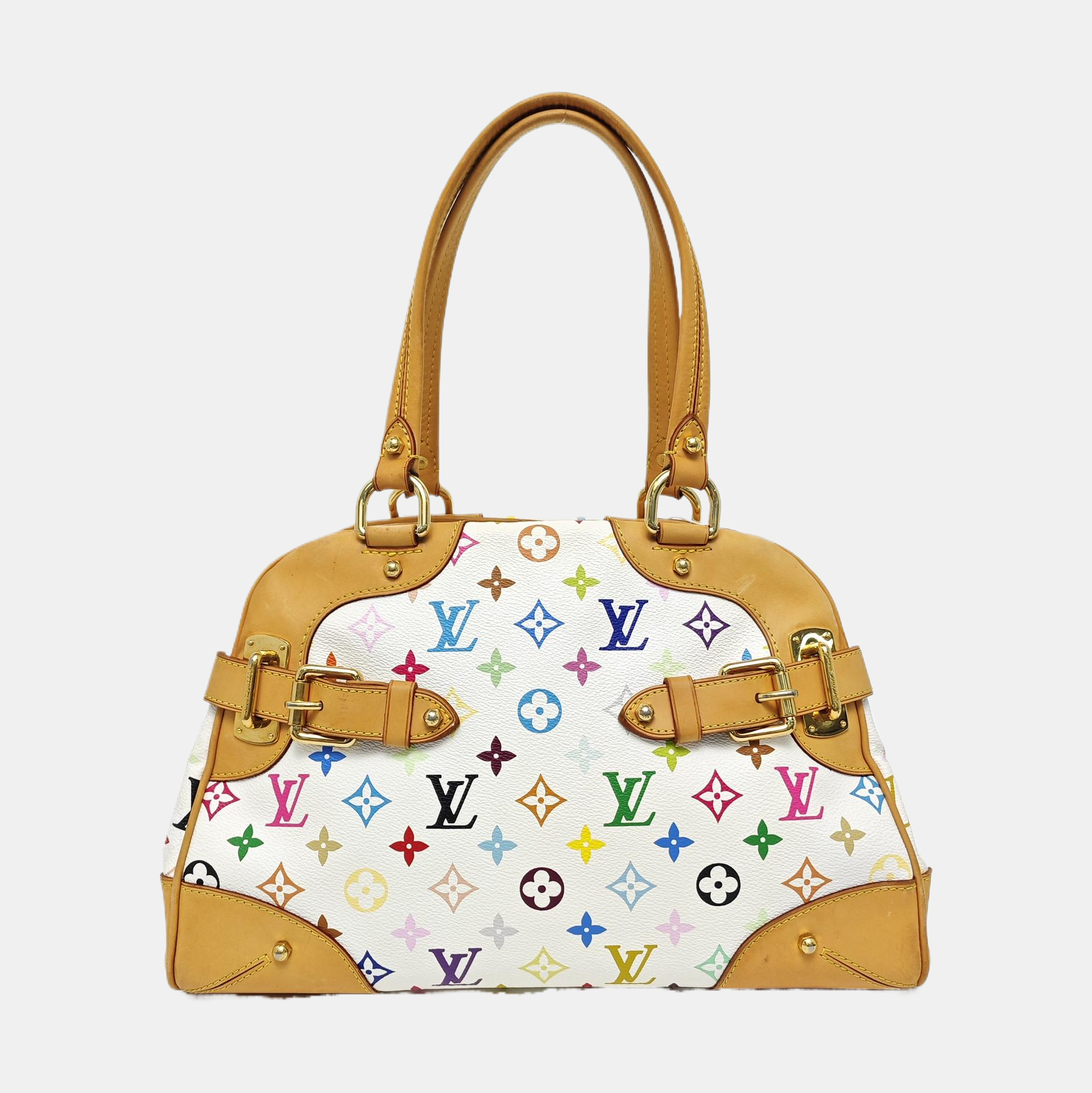 LV × TM CLAUDIA Monogram Coated Canvas White