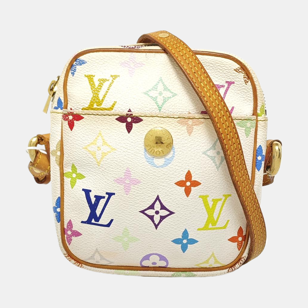 LV × TM RIFT Monogram Coated Canvas White