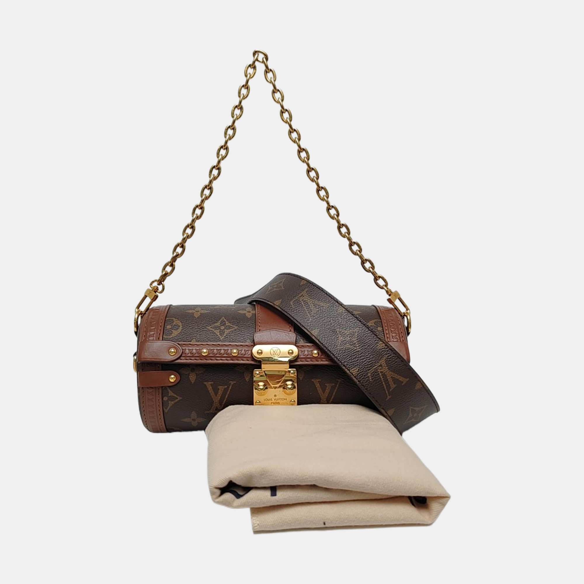 PAPILLON 19 Monogram Coated Canvas Brown