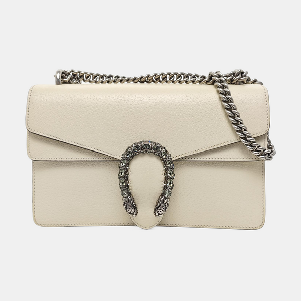 Dionysus Small Calfskin White