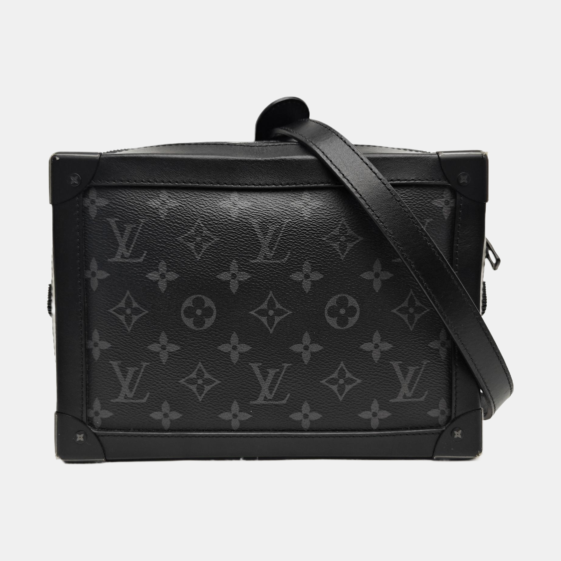 SOFT TRUNK Monogram Coated Canvas Black