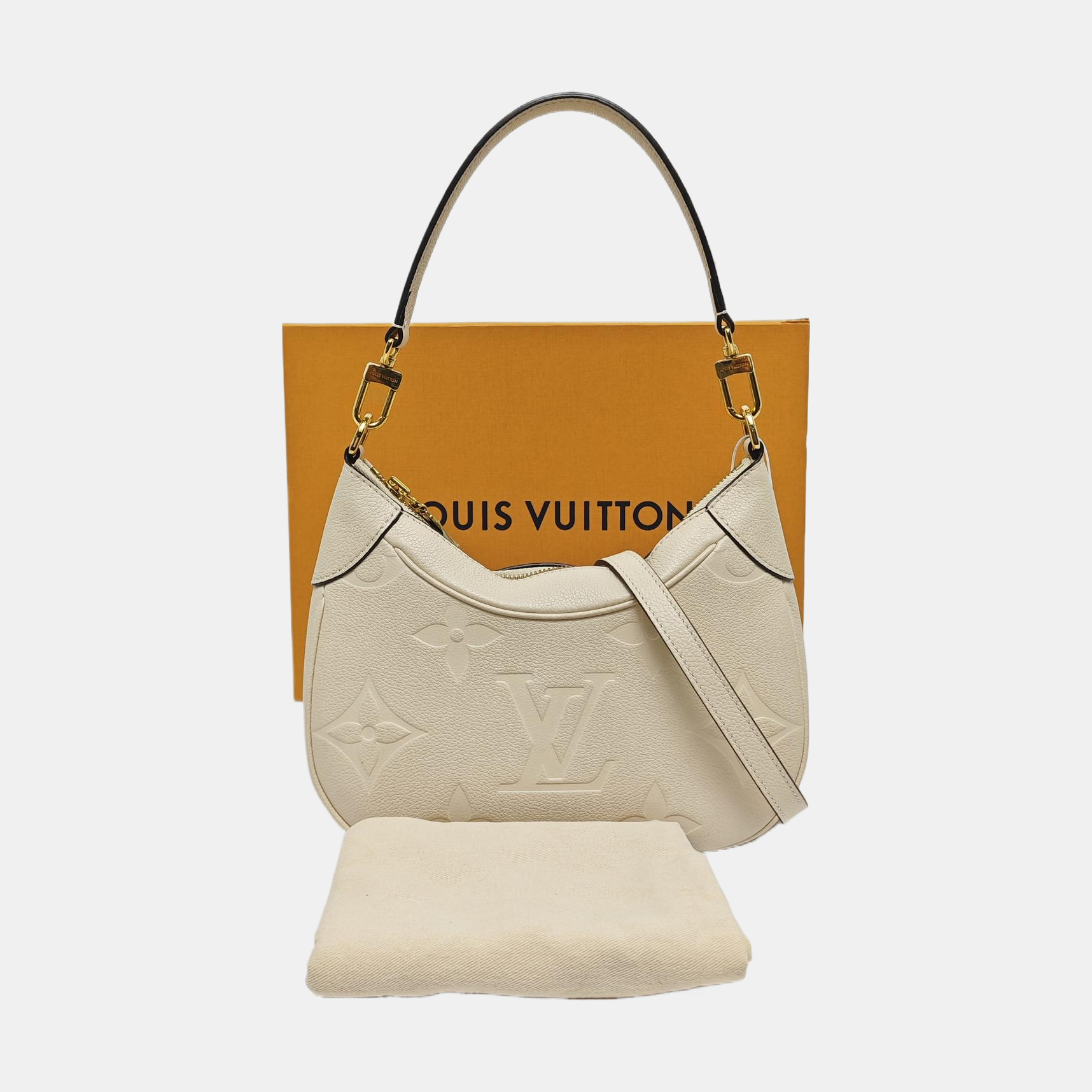 BAGATELLE Monogram Calfskin White