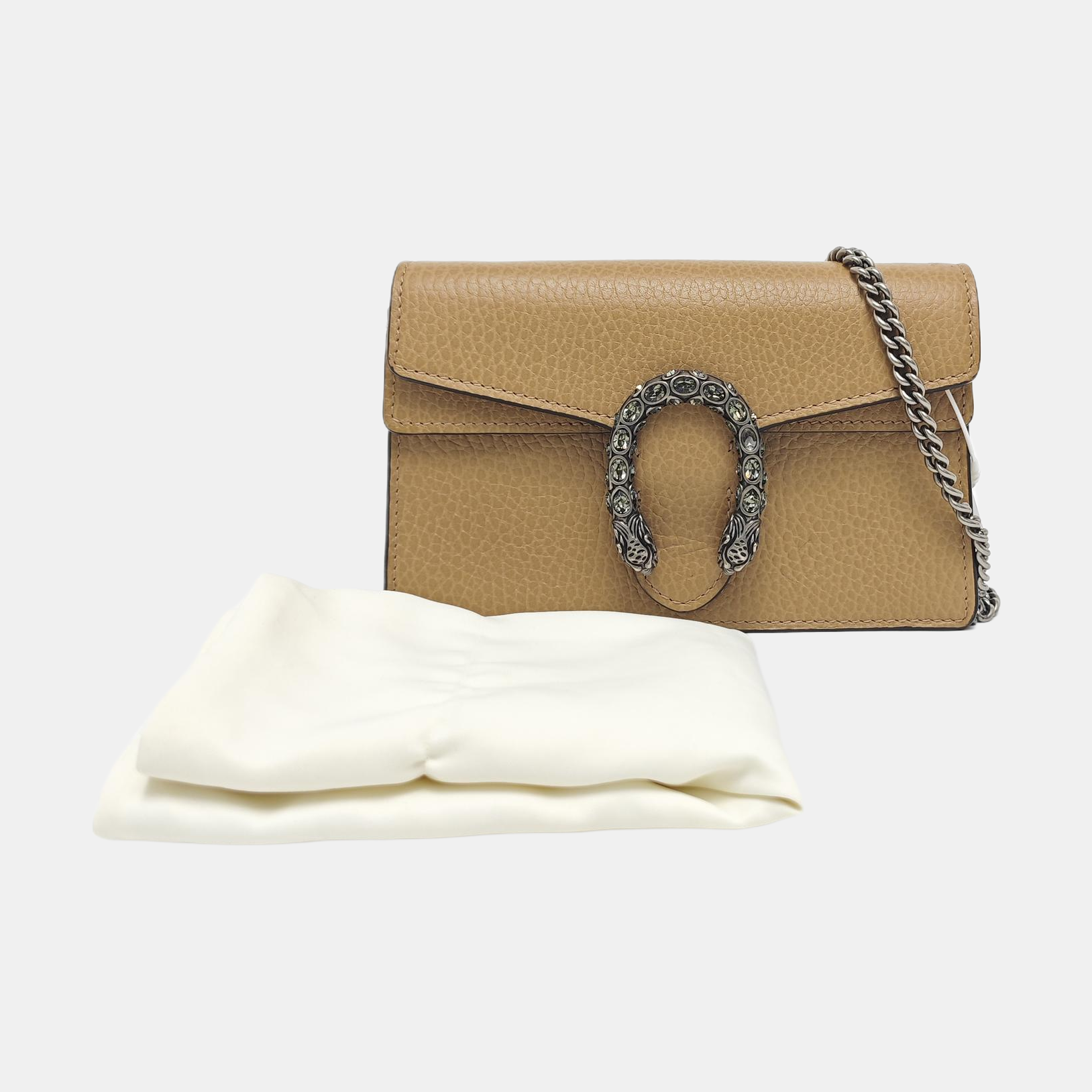 Dionysus Super Mini Calfskin Beige