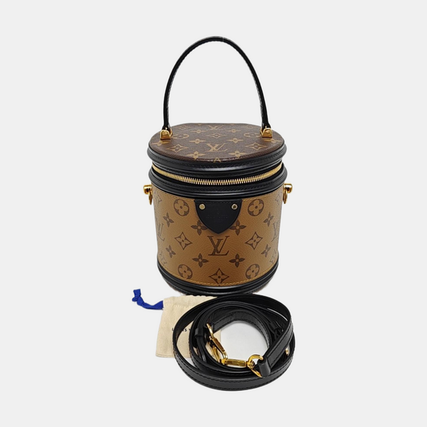 CANNES PM Monogram Coated Canvas Brown