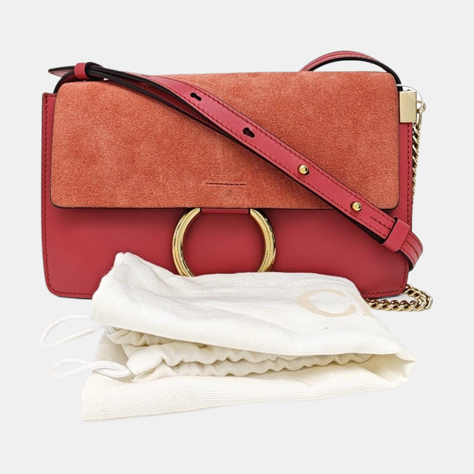 Faye Small Calfskin Red