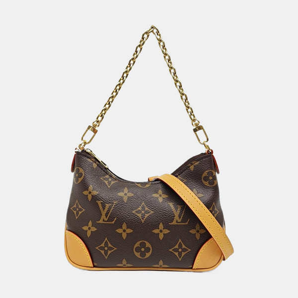 BOULOGNE Nano Monogram Coated Canvas Brown