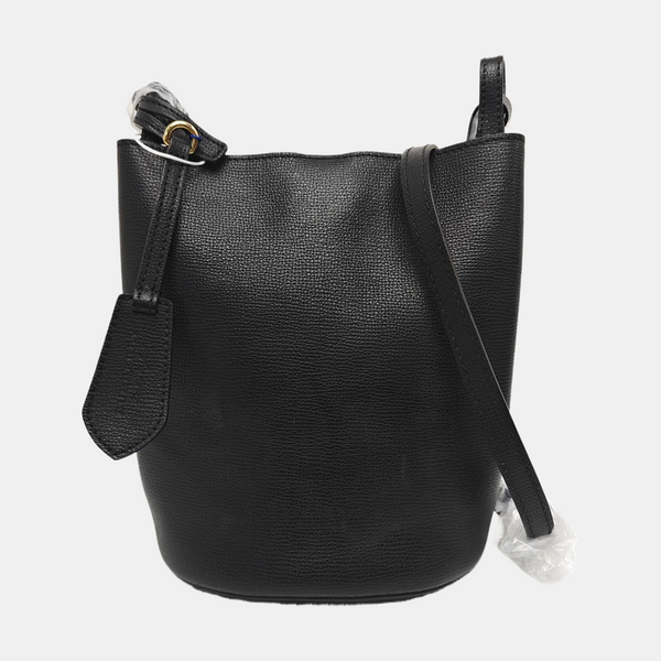 Calfskin Bucket Bag Black