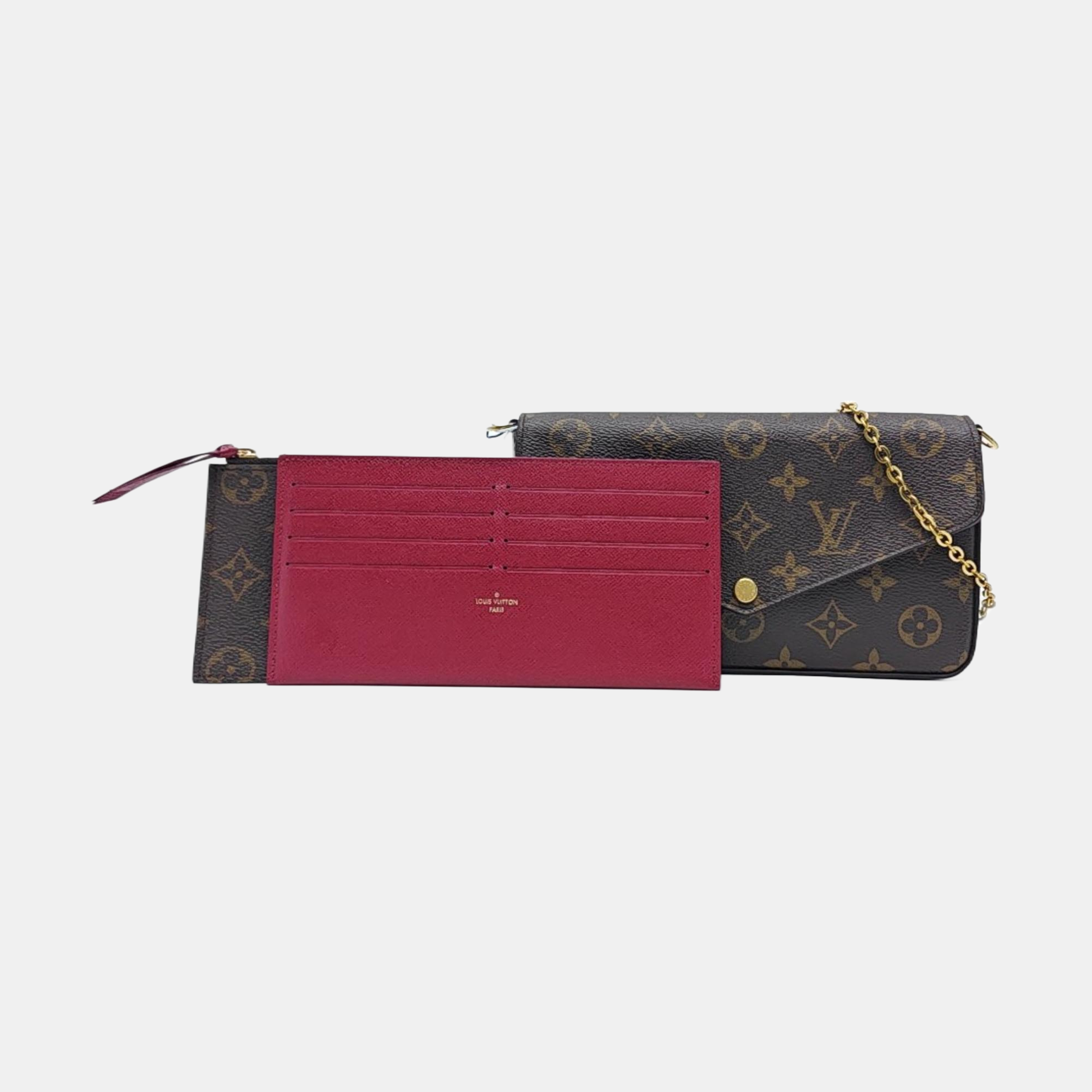 FÉLICIE Monogram Coated Canvas Brown