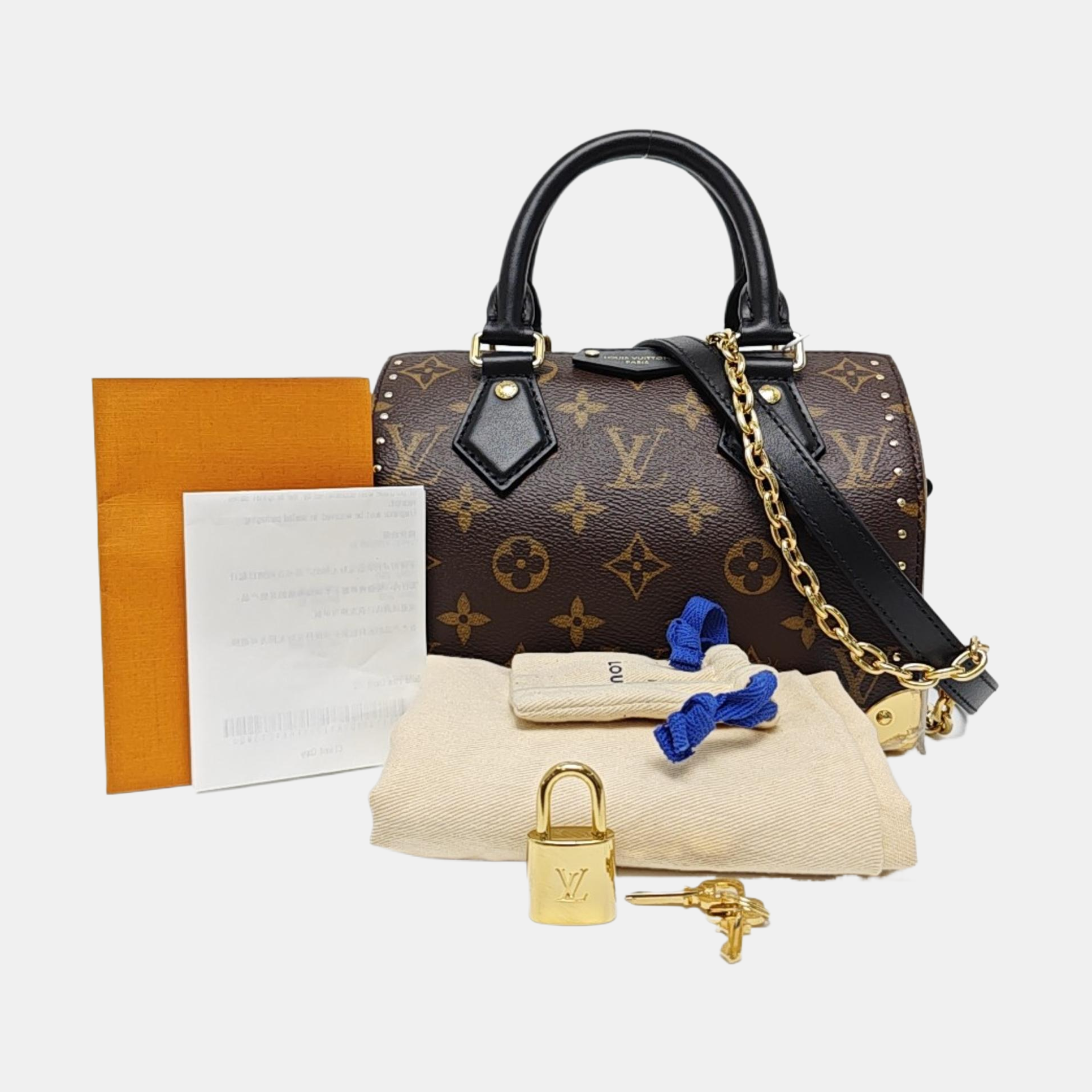 SPEEDY TRUNK 20 Monogram Coated Canvas Brown