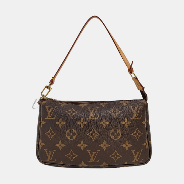 ACCESSOIRES Monogram Coated Canvas Brown