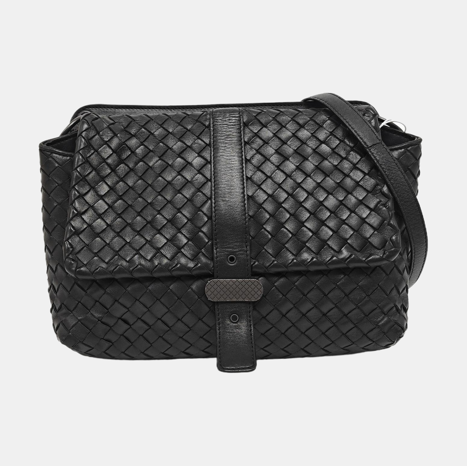 Calfskin Shoulder Bag Black