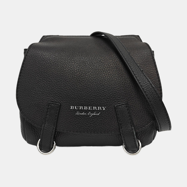 Calfskin Crossbody Bag Black