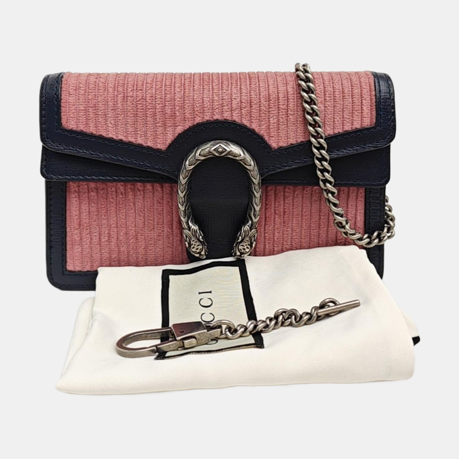 Dionysus Super Mini Velvet Pink