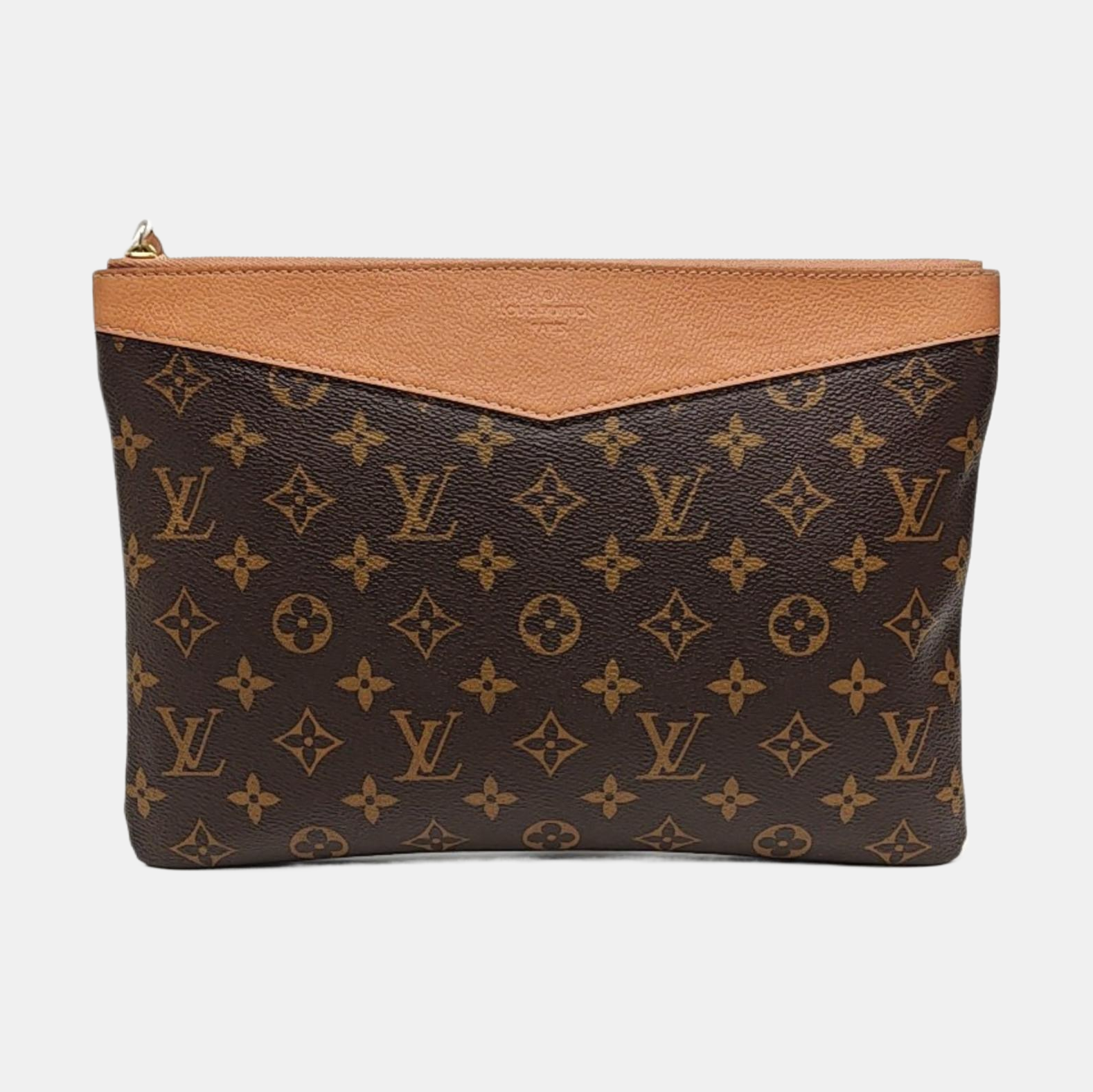 DAILY Monogram Coated Canvas Brown