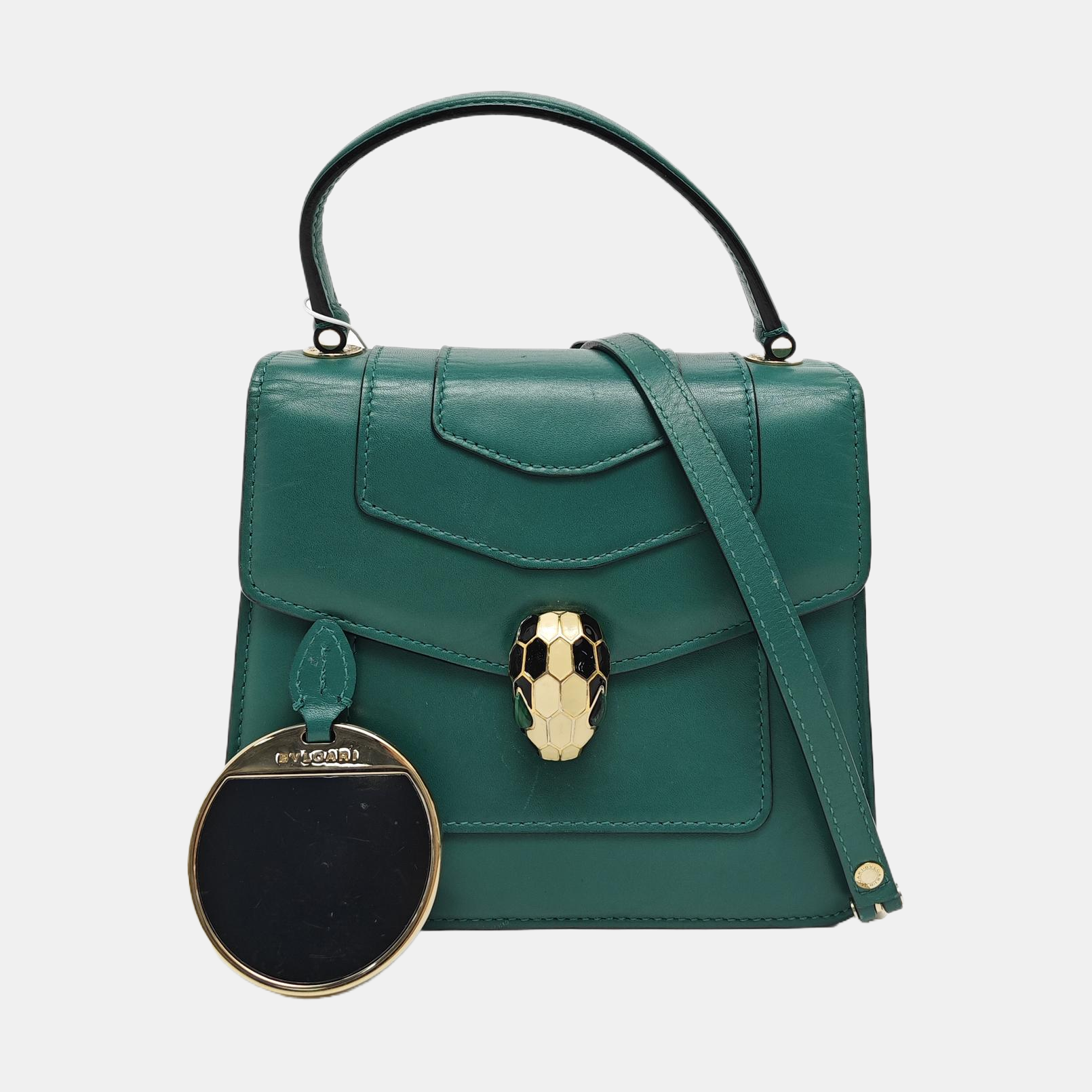 SERPENTI FOREVER Small Calfskin Green