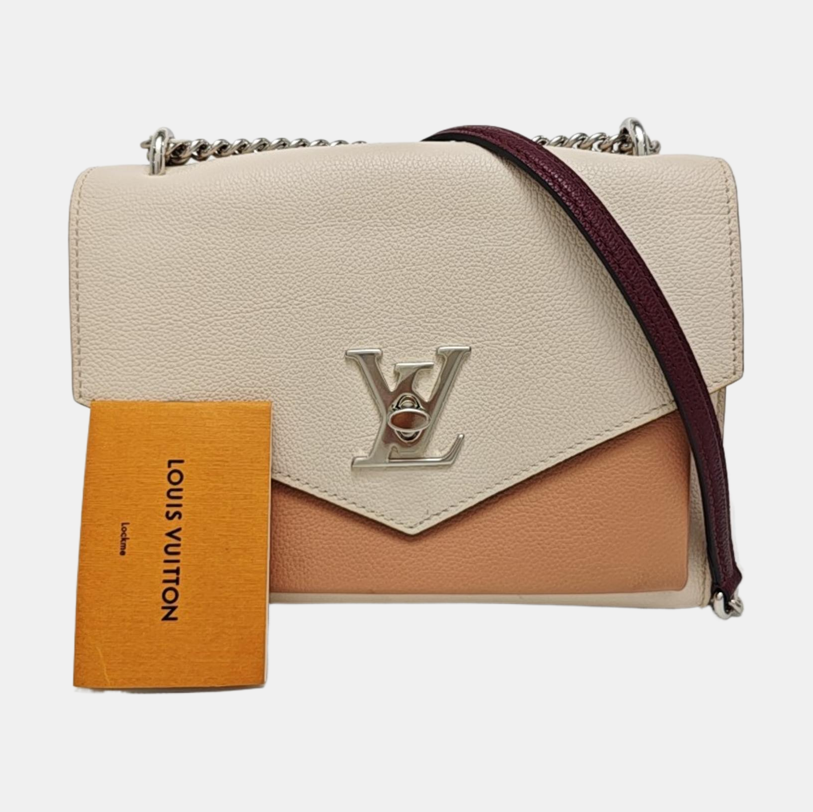 LOCKME BB Calfskin Beige
