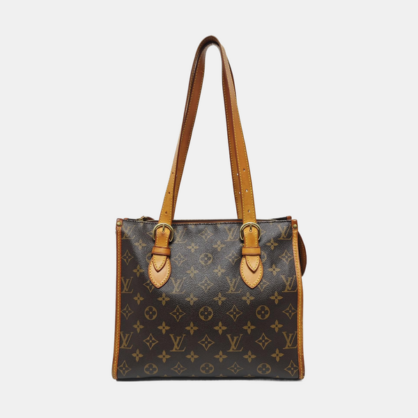 POPINCOURT Monogram Coated Canvas Brown