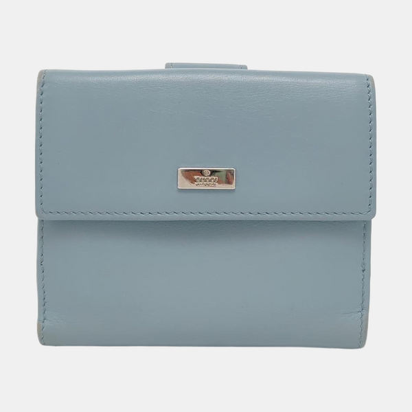Calfskin Wallet Blue