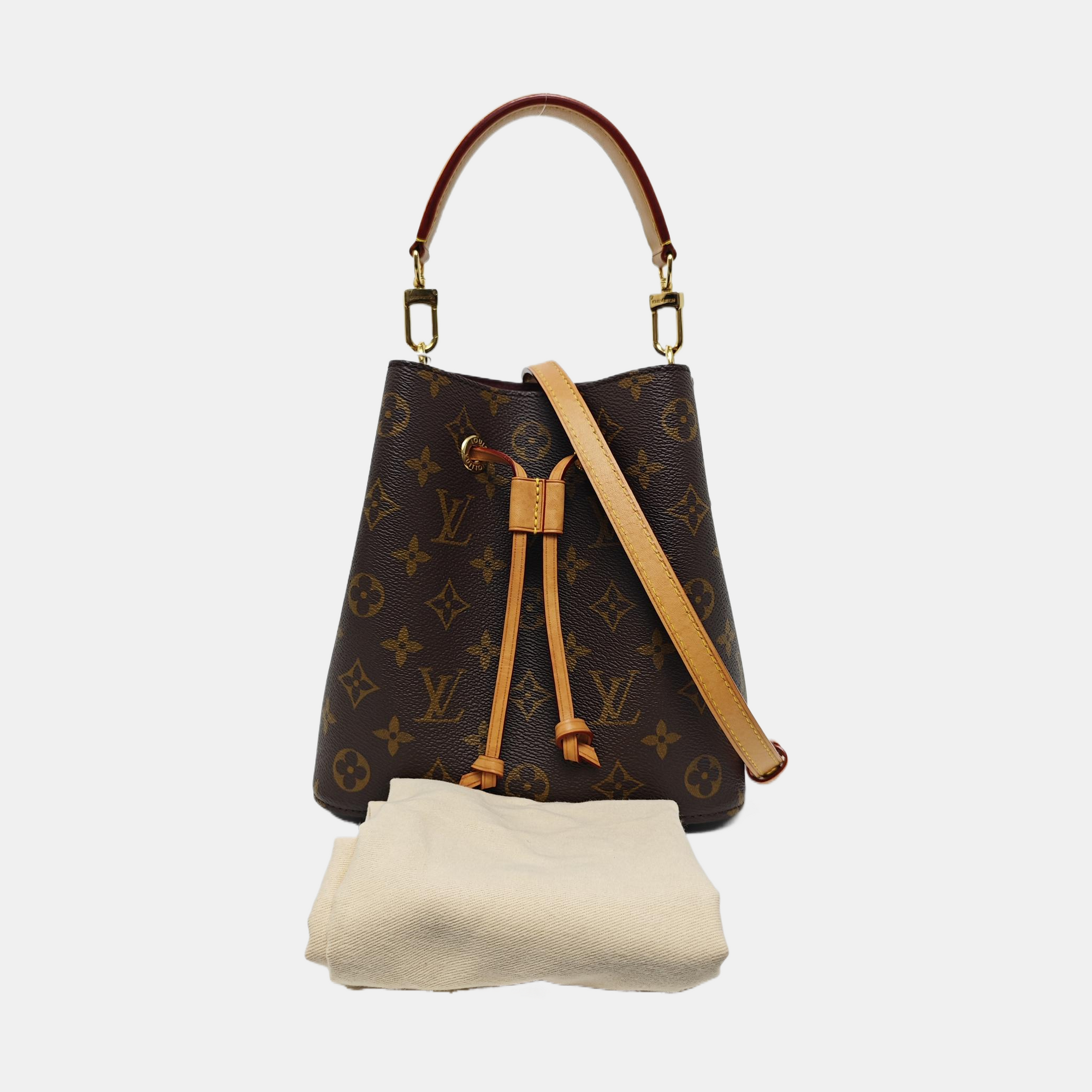 NÉONOÉ BB Monogram Coated Canvas Brown