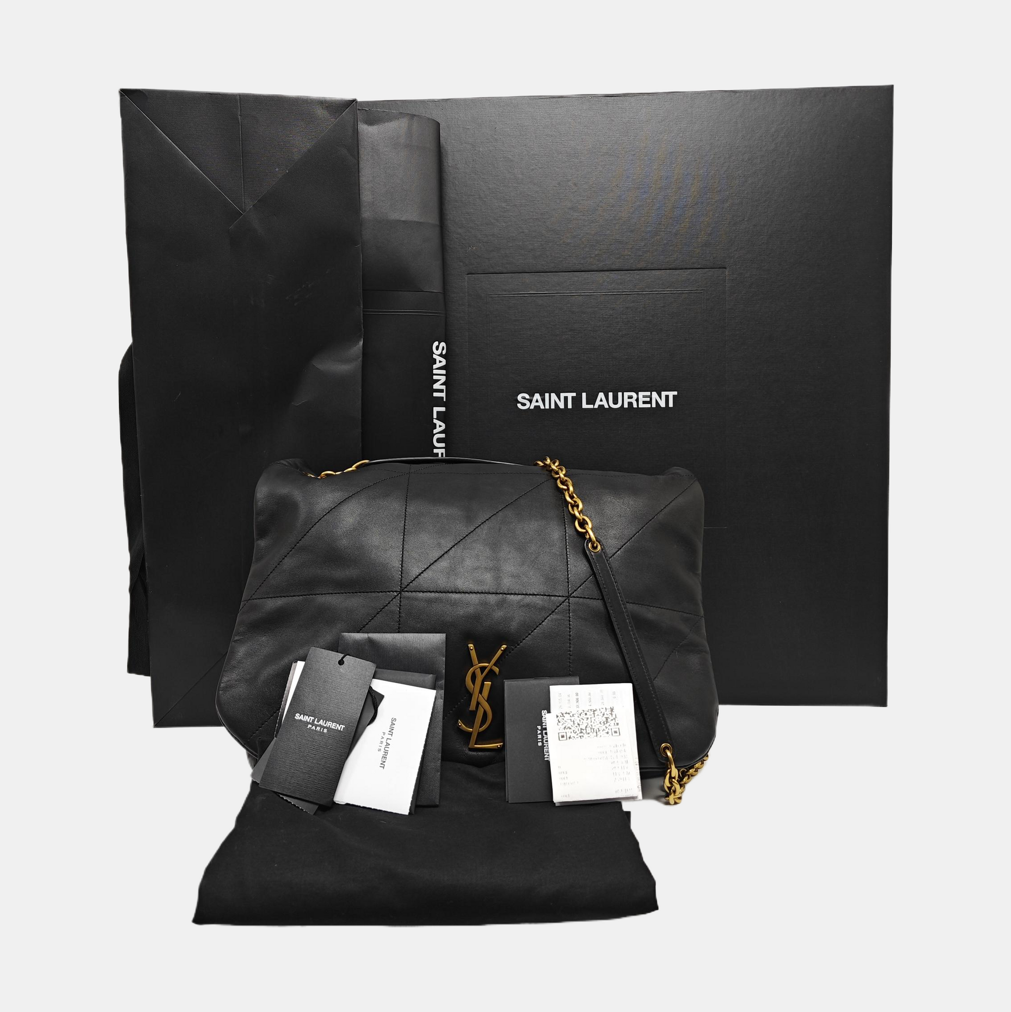 JAMIE 4.3 Quilted Lambskin Black