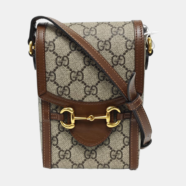 Horsebit 1955 Mini Coated Canvas Beige