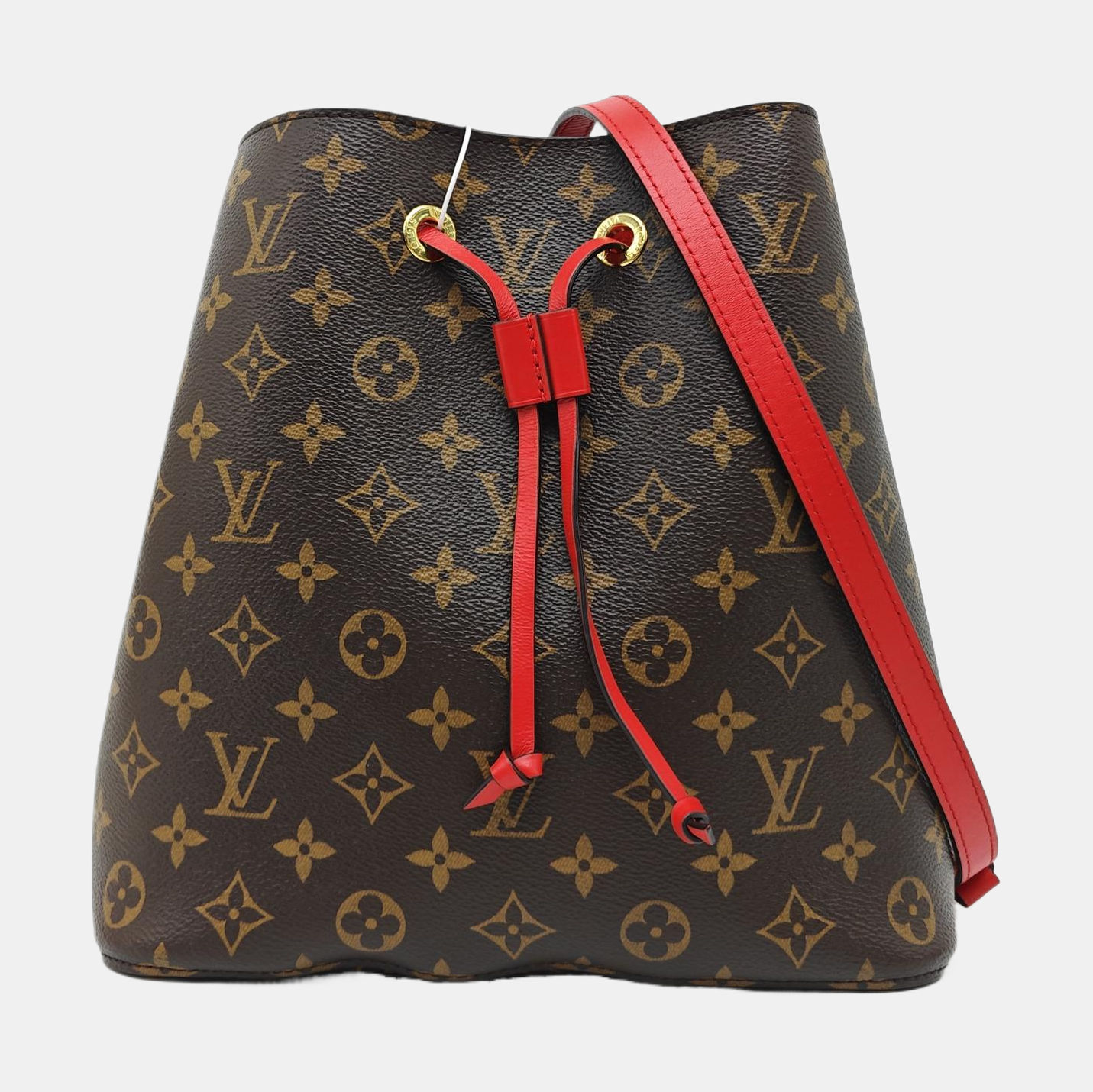 NÉONOÉ MM Monogram Coated Canvas Brown
