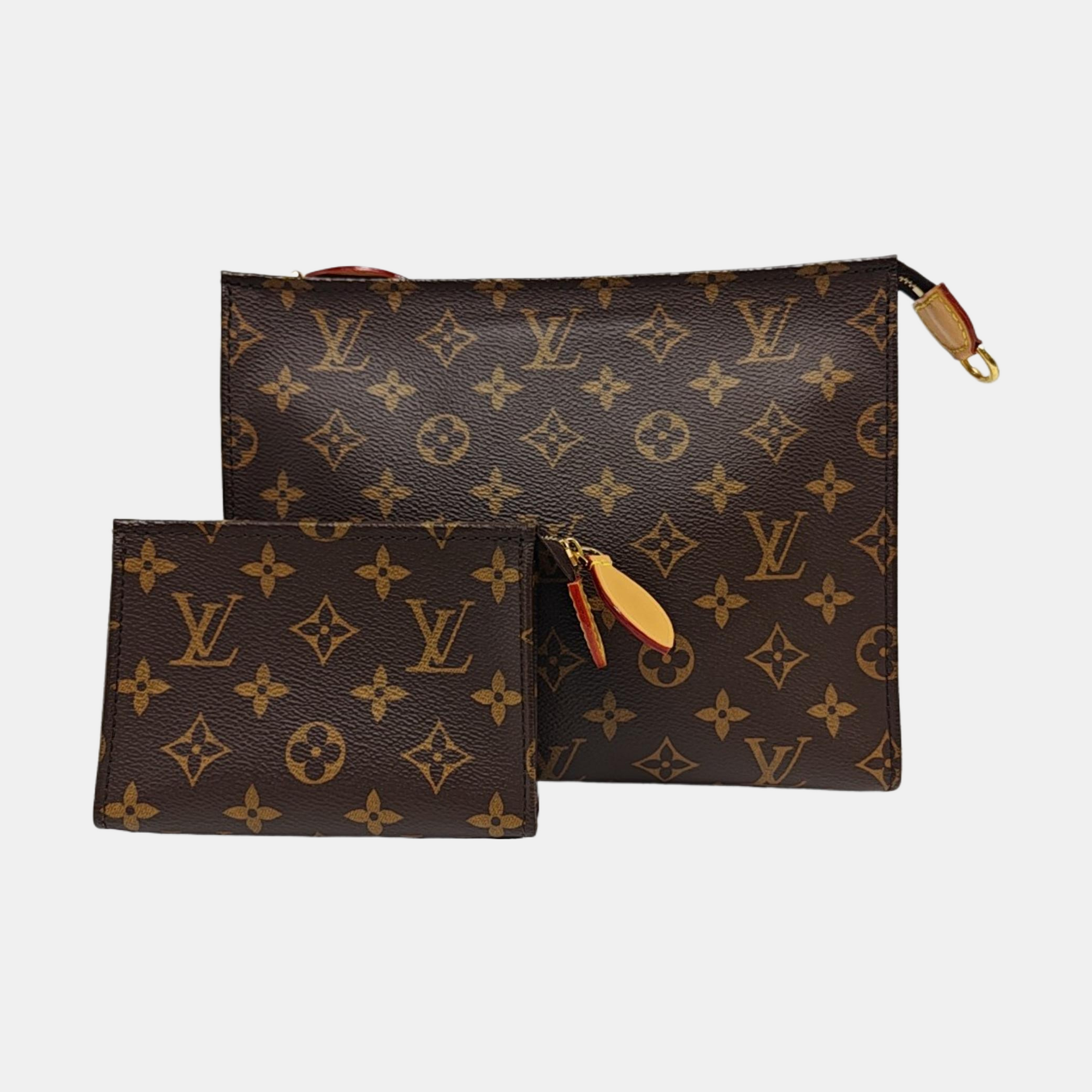 TOILET POCKET Monogram Coated Canvas Brown