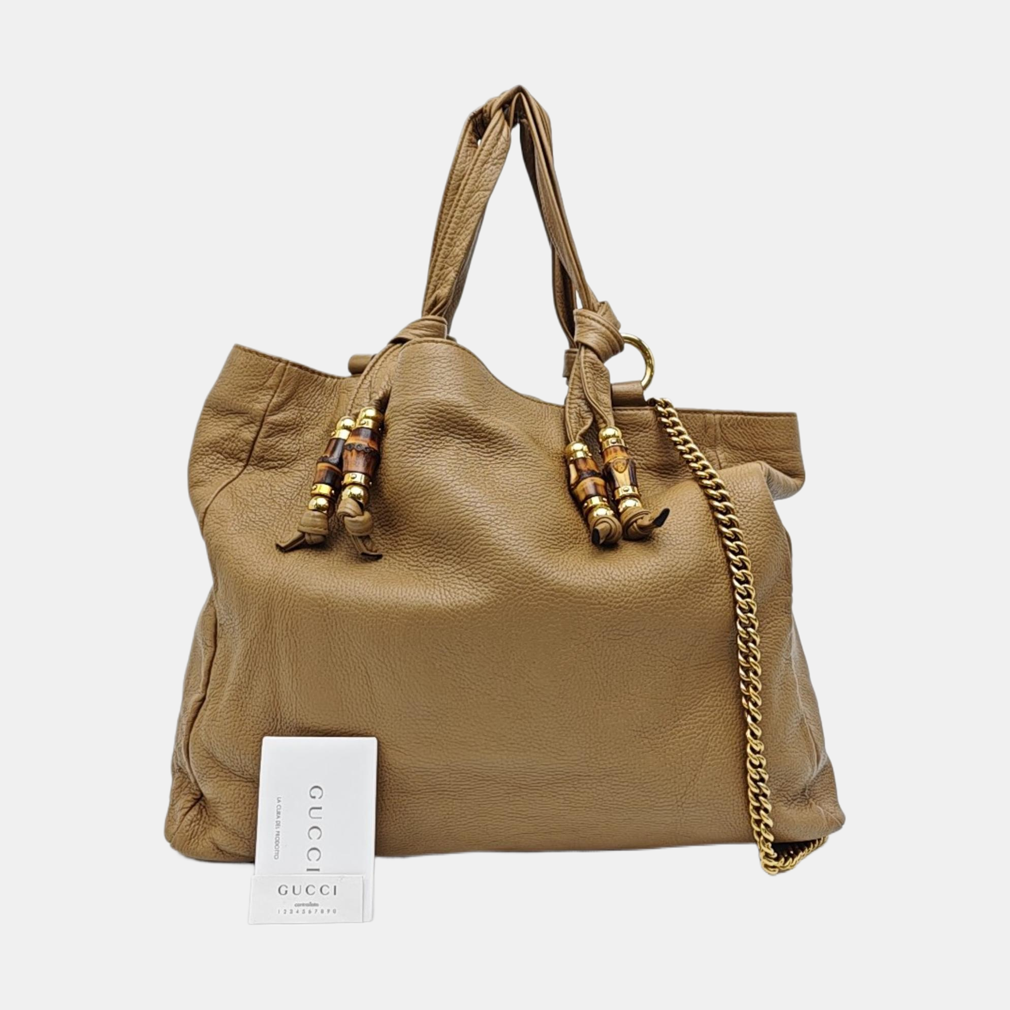Bamboo 1947 Large Calfskin Brown