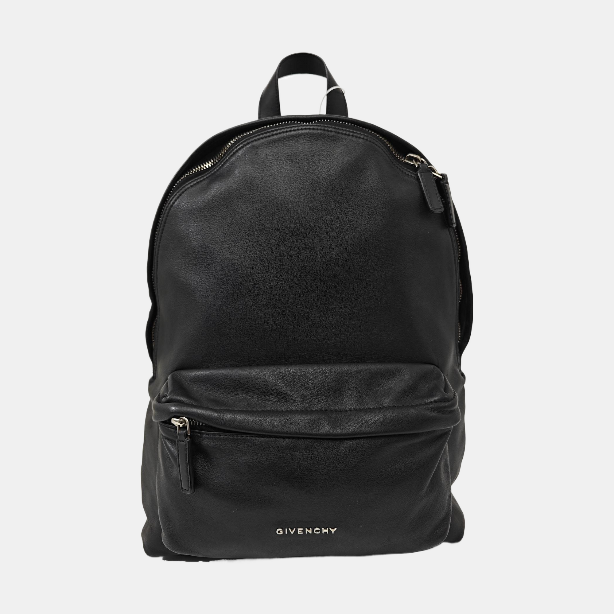 Calfskin Backpack Black