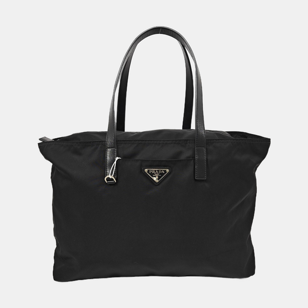 Nylon Tote Bag Black
