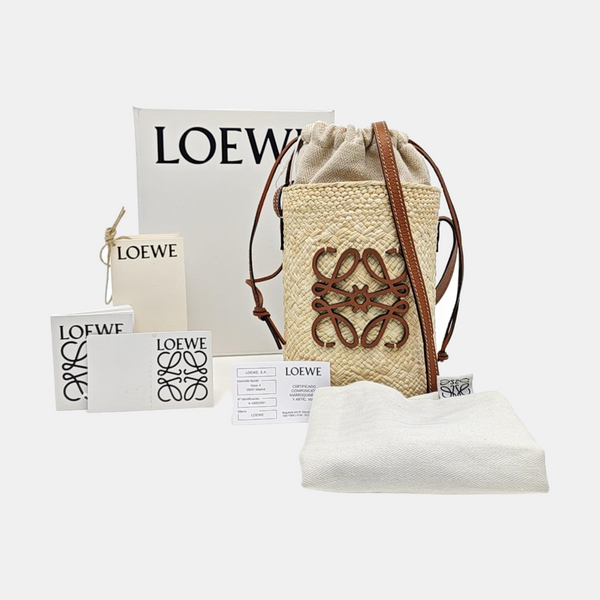 Straw Shoulder Bag Beige