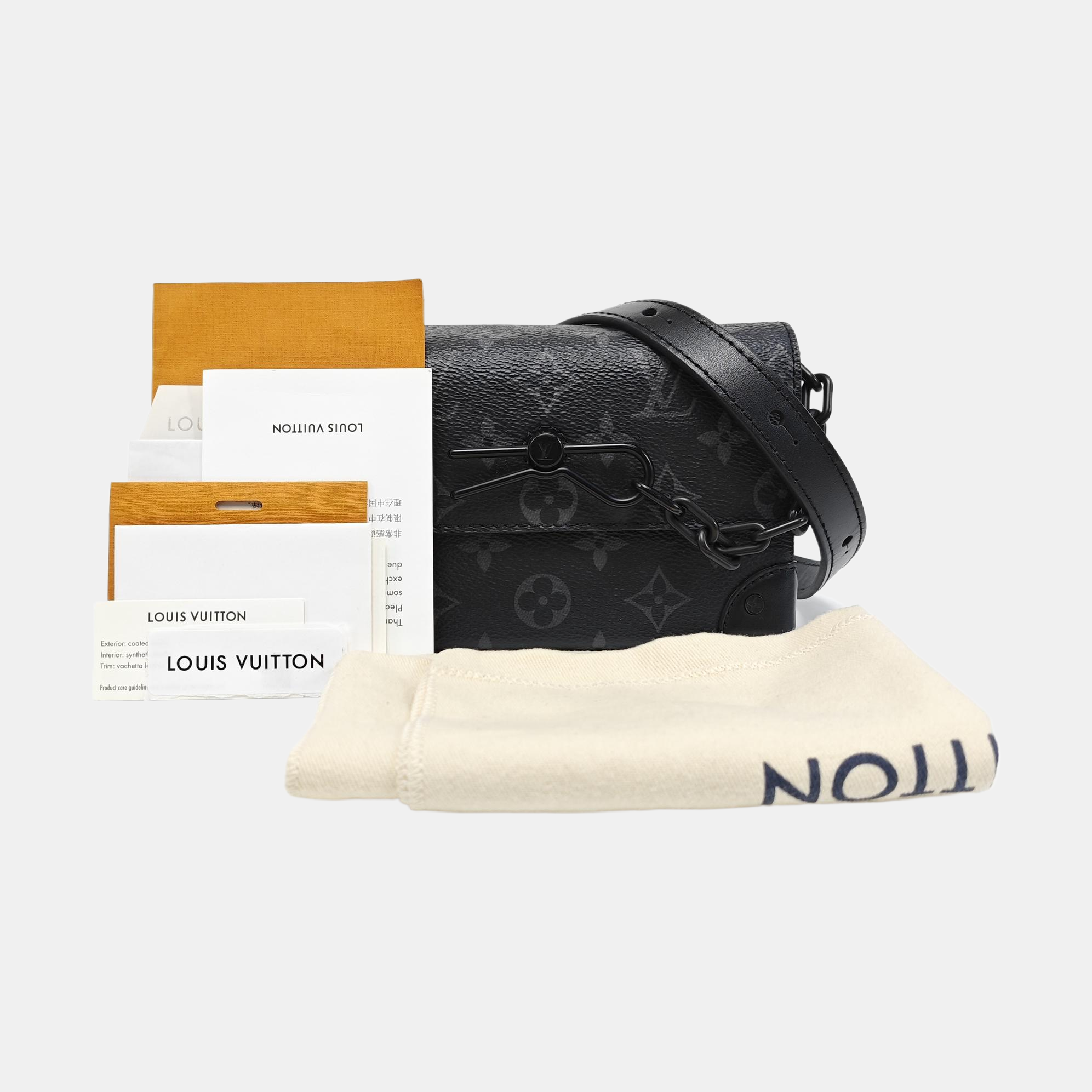 STEAMER Mini Monogram Coated Canvas Black