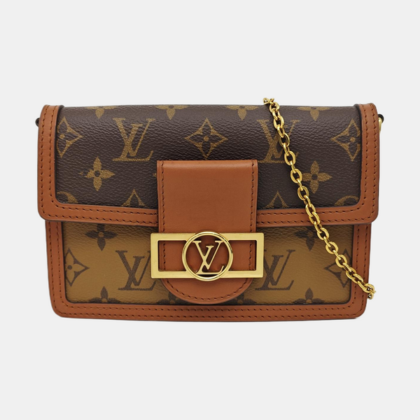 DAUPHINE WOC Monogram Coated Canvas Brown