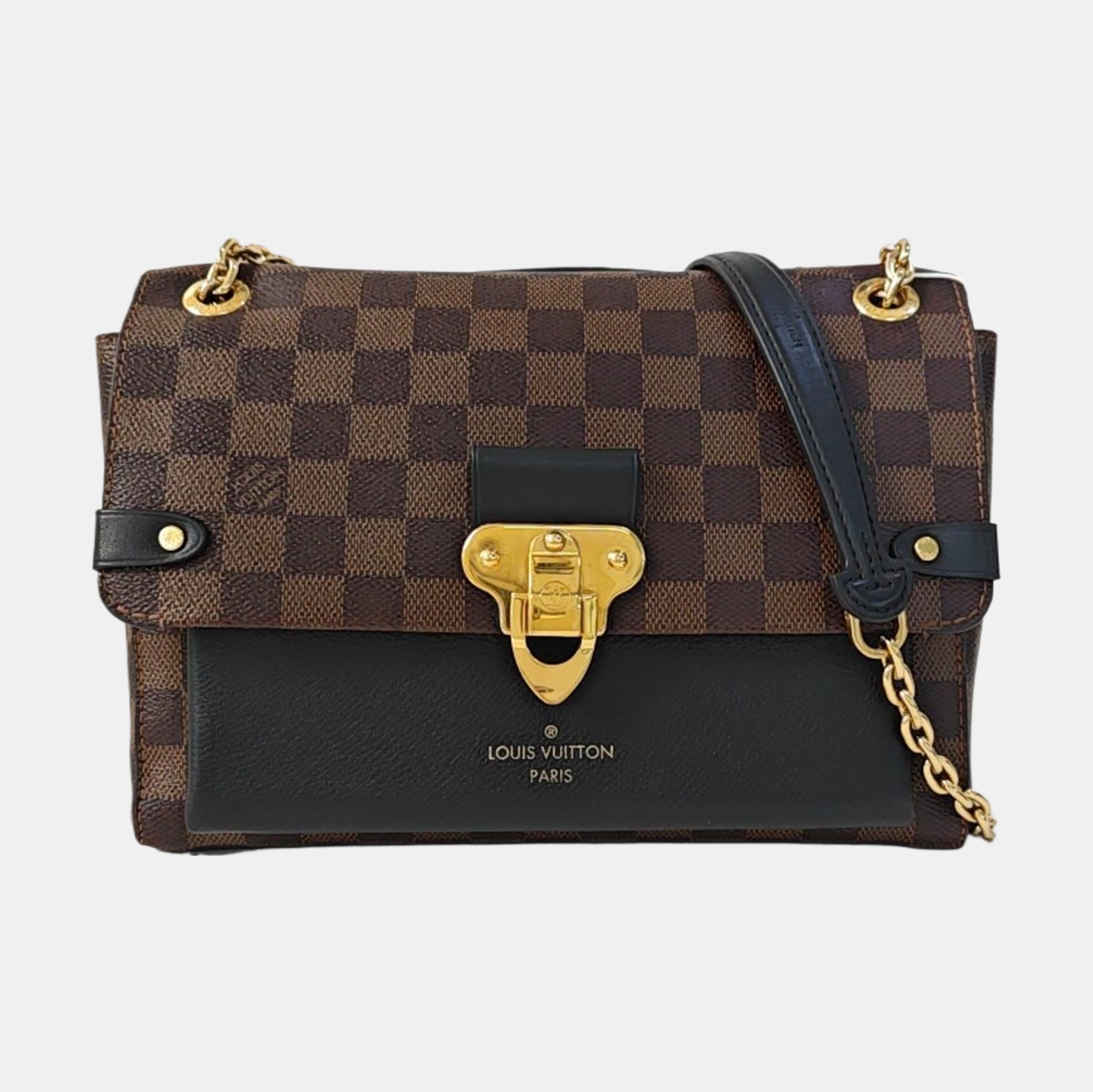 VAVIN PM Damier Ebene Coated Canvas Brown