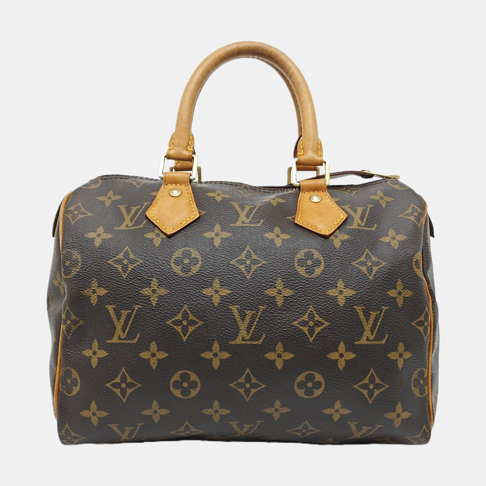 SPEEDY 25 Monogram Coated Canvas Brown