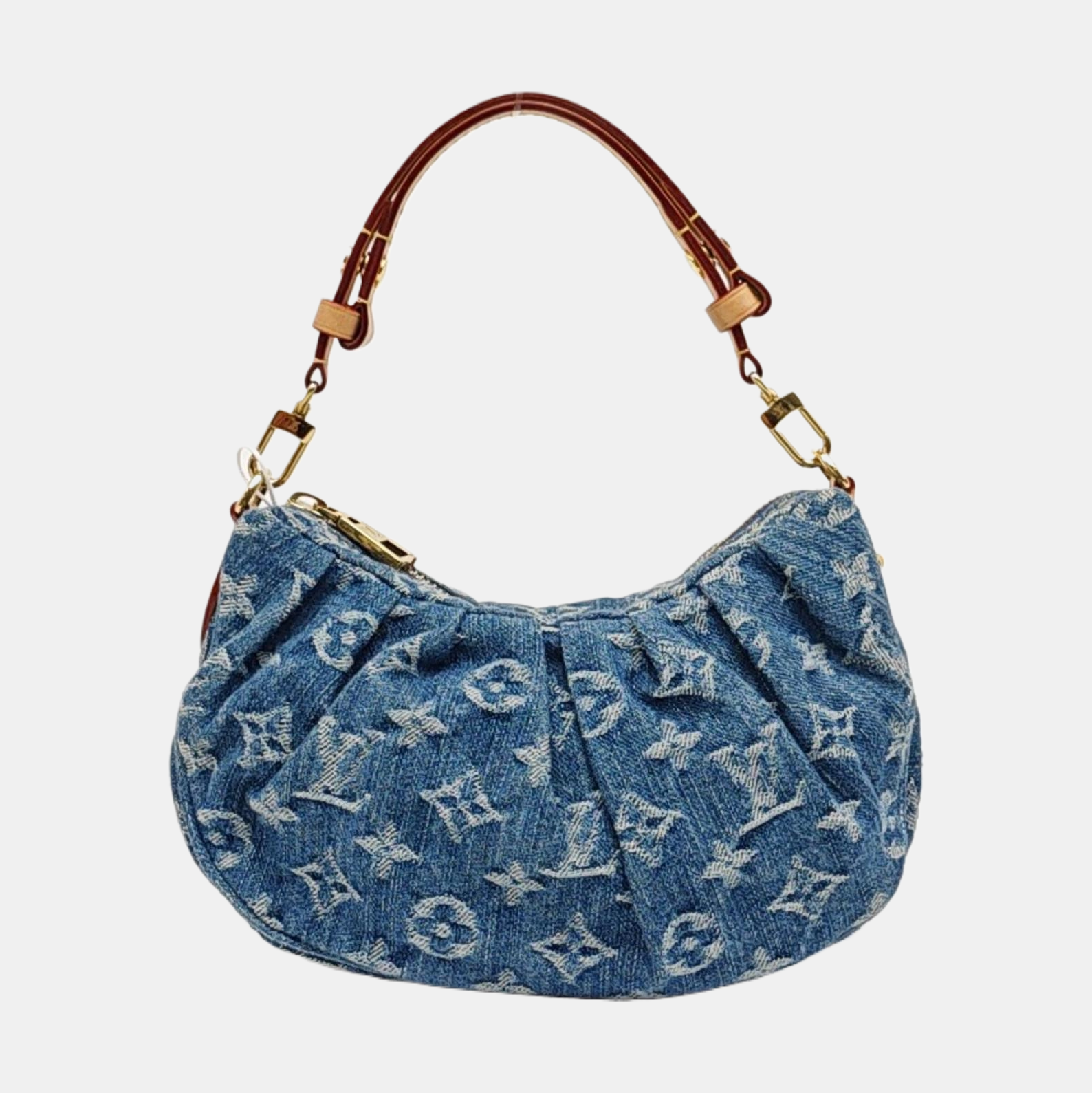 Pochette Valley Monogram Denim Blue